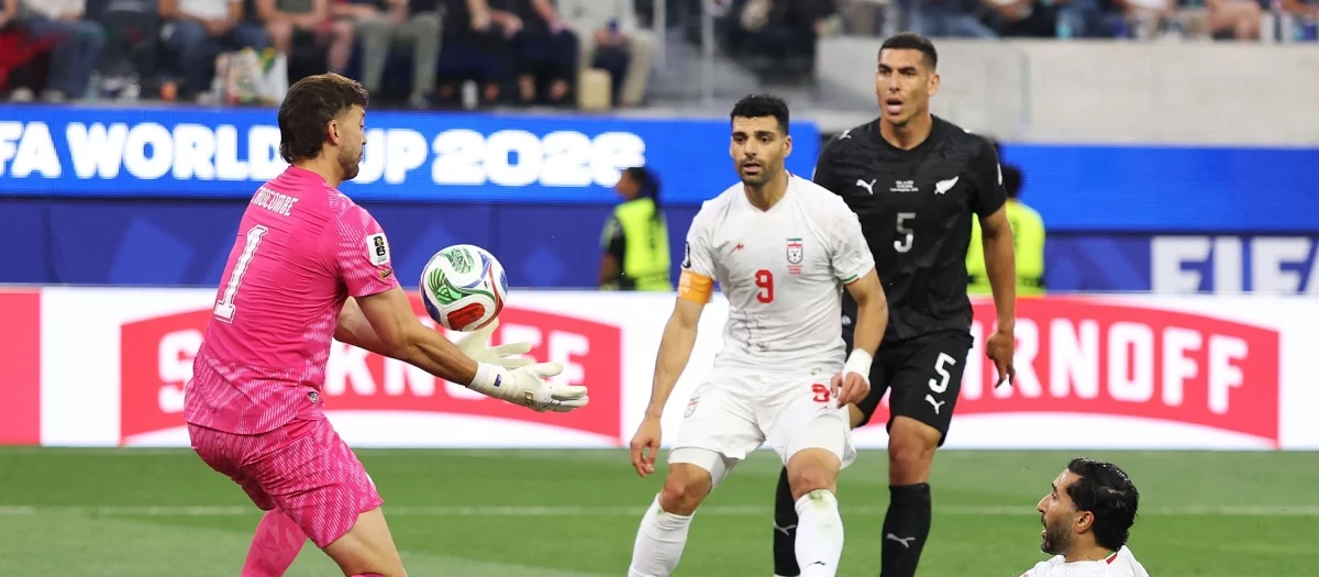 Irán y Nueva Zelanda empatan en su debut mundialista