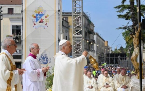 León XIV en Pompeya: ‘El Rosario nos devuelve siempre a Jesús’
