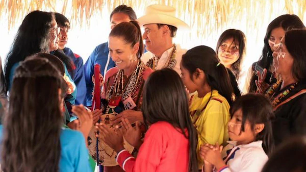 Sheinbaum inaugura acueducto histórico en territorio del pueblo Seri