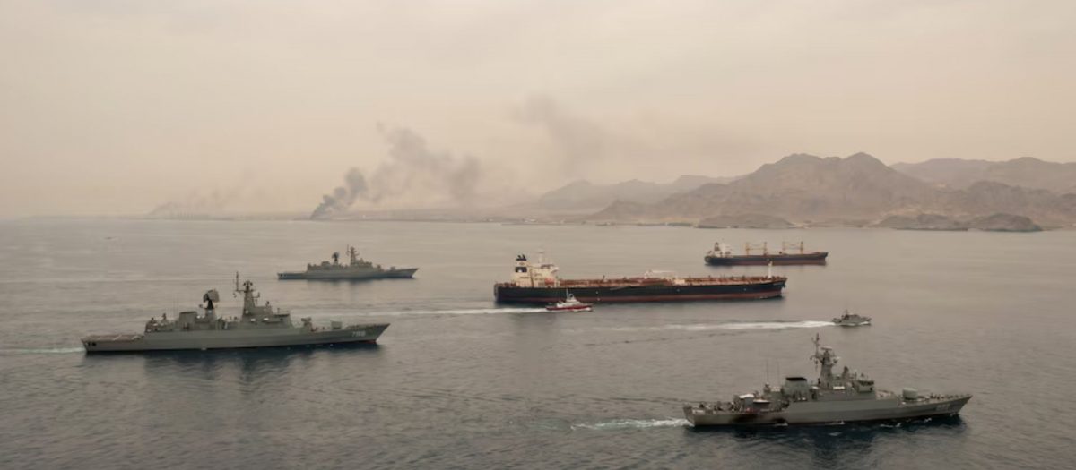EE.UU. DESPLIEGA FUERZA MILITAR MASIVA PARA ESCOLTAR BARCOS EN EL ESTRECHO DE ORMUZ