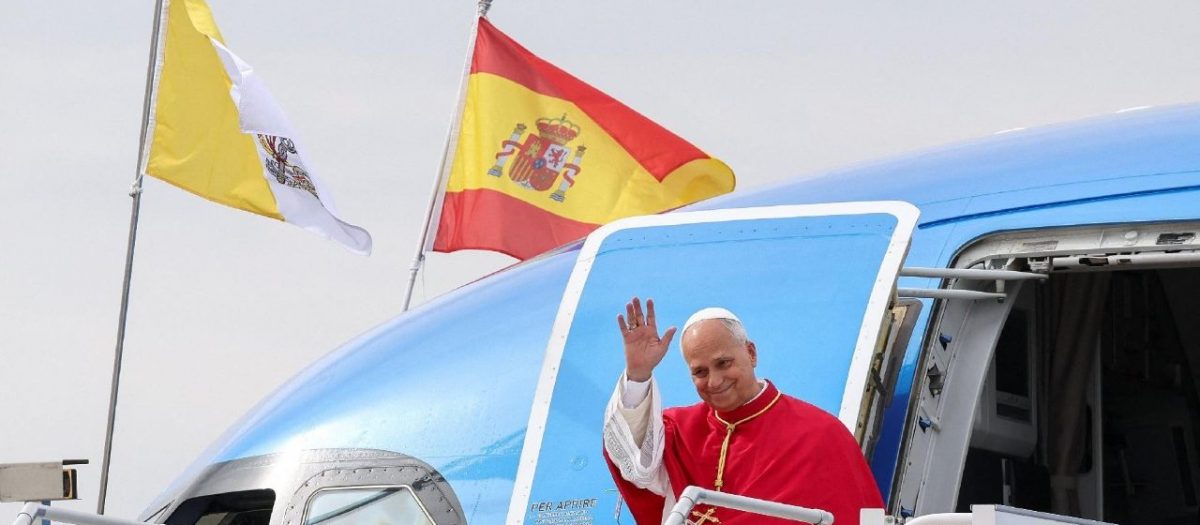 El Papa León XIV aterriza en Madrid en su primer Viaje Apostólico a España